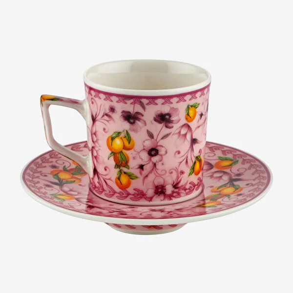 ARANCIA PEMBE TÜRK KAHVESİ FİNCANI
