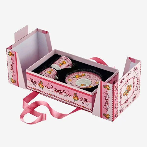 ARANCIA PEMBE TÜRK KAHVESİ FİNCANI