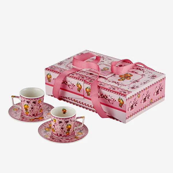 ARANCIA PEMBE TÜRK KAHVESİ FİNCANI