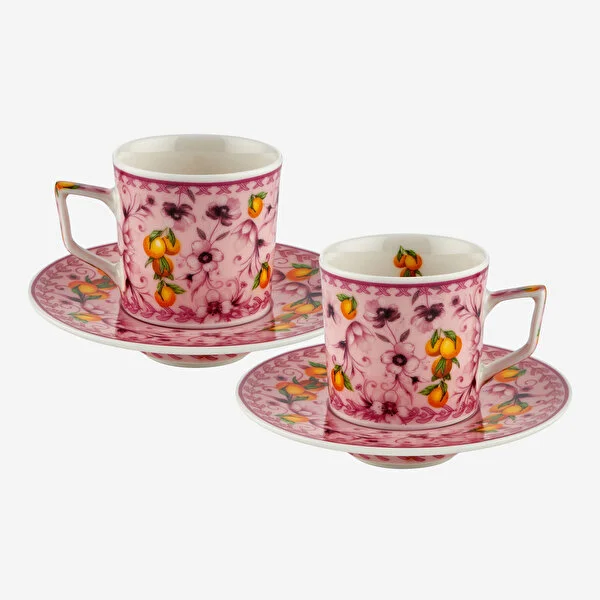 ARANCIA PEMBE TÜRK KAHVESİ FİNCANI