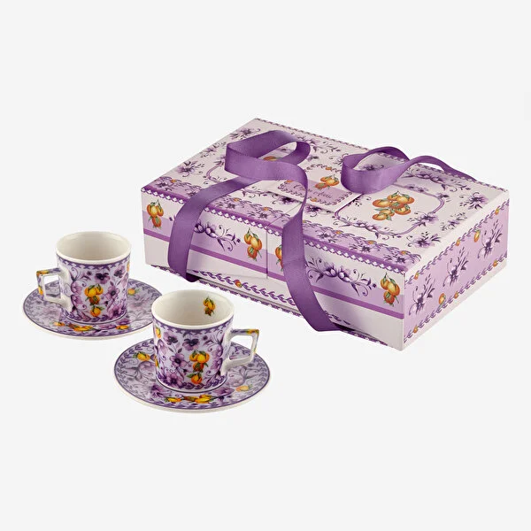 ARANCIA MOR TÜRK KAHVESİ FİNCANI
