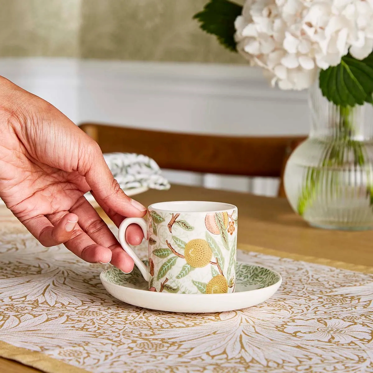 Spode Morrıs & Co 90 Ml - 4Lu Assortı Kahve Fıncan Setı